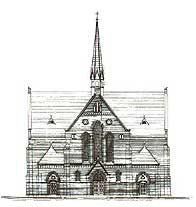 Stregtegning (Fra Sct.Thomas Kirke 1898-1998)